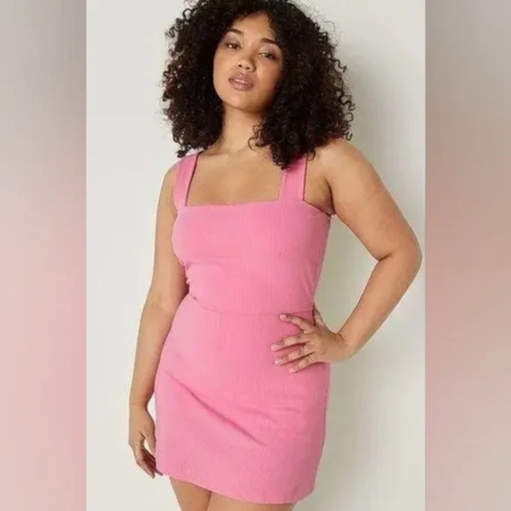 Victoria’s Secret Pink Ribbed Mini Skort Dress